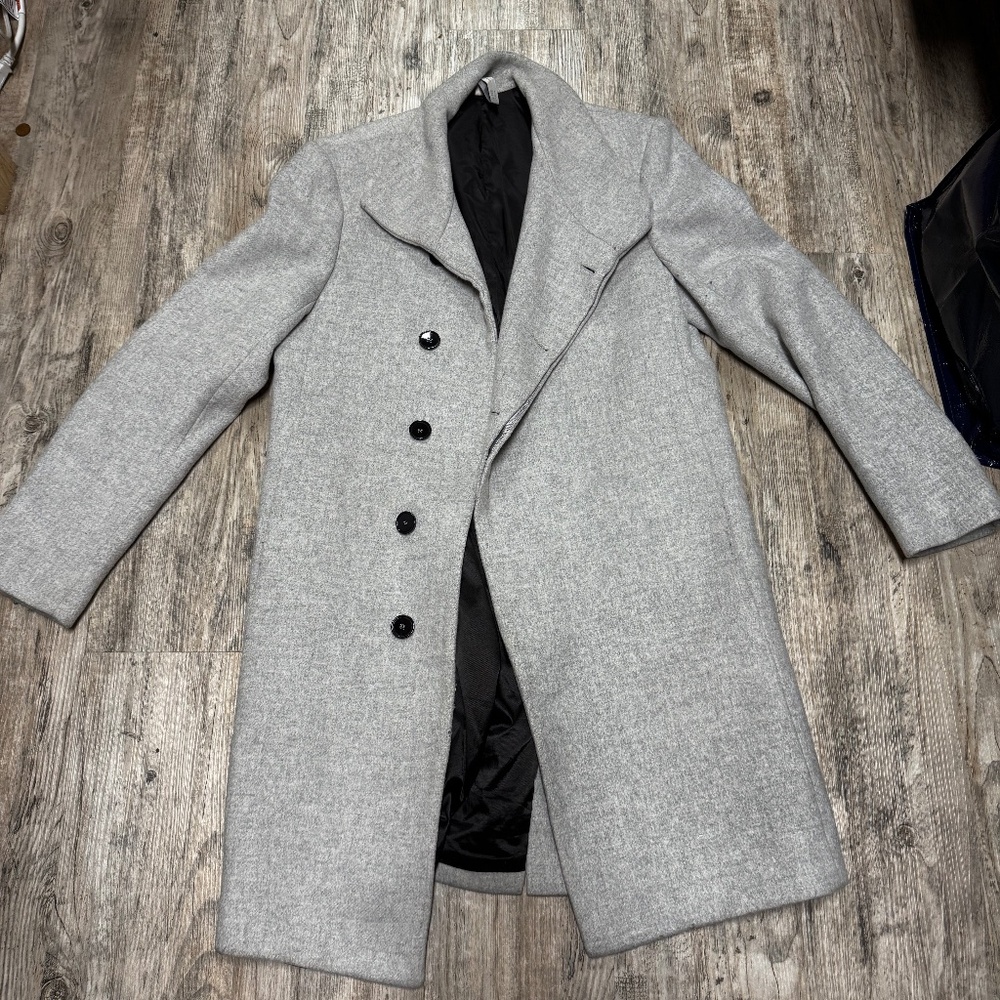 Zara Button Down Peacoat